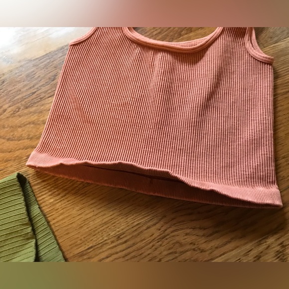 NWOT Free people  Flare legging & Happiness Runs Square Neck Crop Tank XS/S - Picture 8 of 15